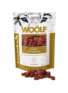 Pamlsok Woolf Dog/Cat Rabbit Chunkies 100 g
