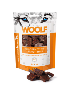 Pamlsok Woolf Dog Chicken & Carrot Bites 100 g