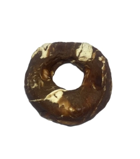 Pamlsok Salač  Krúžok z byvolej kože s kačacím mäsom 11cm - 1ks