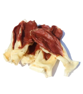 Pamlsok Salač Uši králičie plnené kačkou 250 g