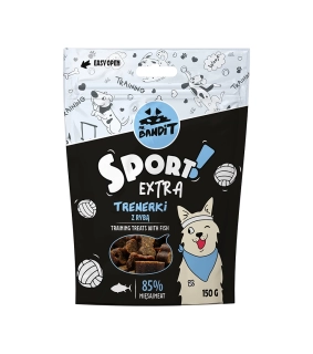 Pamlsok Mr. Bandit sport extra with fish training treats 150g