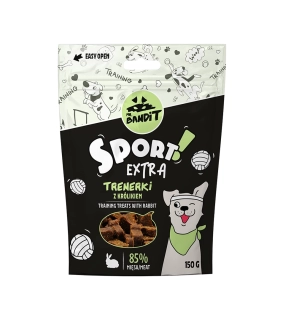 Pamlsok Mr. Bandit sport extra with rabbit training treats 150g