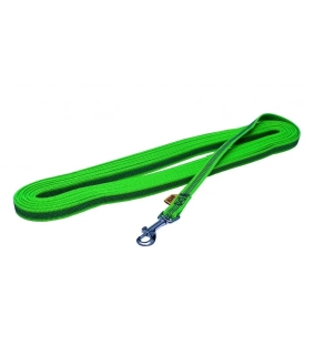 BAFPET Pogumovaná stopovacia vôdzka Farba: Zelená, Dĺžka: 15mm x 1000cm 18017