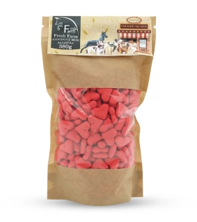 Fresh Farm Sušienky - Jahodové srdiečka 380g