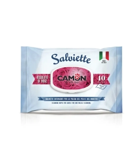 Vlhčené utierky na zvieratá Camon 40 ks, rôzne vône