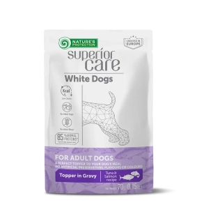 Natures P Superior care white dog adult all breeds tuna & salmon kapsička 24 x 70 g