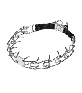 BAFPET Výcvikový obojok OSTNÁČ s kovovou prackou, protihrot Farba: Strieborná, Rozmer: 3,0mm x 60cm | 00055