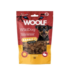 Pamlsok WOOLF WildDog Rabbit & Cod Twisties 100 g