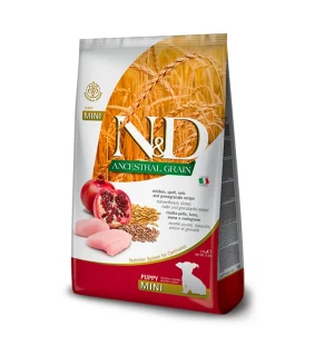 Farmina N&D dog AG puppy mini, chicken, spelt, oats & pomegranate 2,5 kg