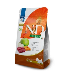 Farmina N&D dog PUMPKIN (GF) adult mini, venison & apple 2 kg