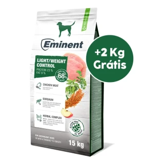 Eminent Dog Light Weight Control 15 kg +2 kg Grátis