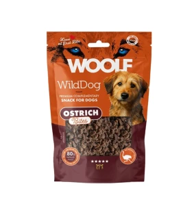Pamlsok WOOLF WildDog Soft Ostrich Bites 100 g