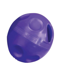 Hračka Kong Cat Lopta na dávkovanie pamlskov fialová, plast