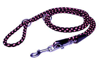 BAFPET Lanová přepínací vodítka UZLÍK 10mm x 240cm Barva: Růžová, Rozměr: 10mm x 240cm 15307A