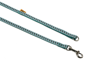 BAFPET Popruhové vodítka REFLEXNÍ KOSTIČKY Barva: Modrá, Rozměr: 10mm x 120cm 18202K