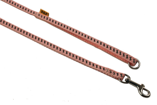 BAFPET Popruhové vodítka REFLEXNÍ KOSTIČKY Barva: Růžová, Rozměr: 10mm x 120cm 18202K