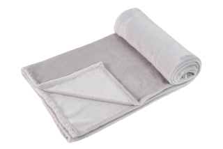 Deka jednovrstvová 200 x 155 cm DE LUXE strieborná