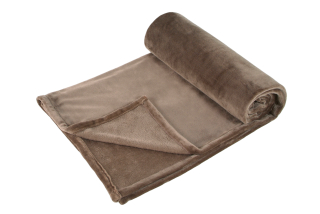 Deka jednovrstvová 200 x 155 cm DE LUXE hnedá