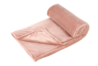 Deka dvojvrstvová 200 x 155 cm DE LUXE staroružová