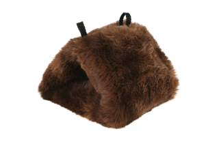 Závěsný pelíšek Fox hnědý melír