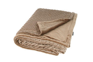Deka dvojvrstvová 200 x 155 cm VIKY hnedá