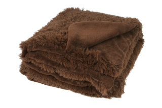 Deka dvojvrstvová 200 x 155 cm SOFT hnedá