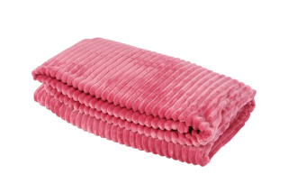 Deka dvojvrstvová STRIPE 200 x 155 cm ružová