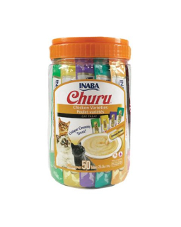 Pamlsok Inaba Churu cat Kura 5 príchutí 50 túb 700 g