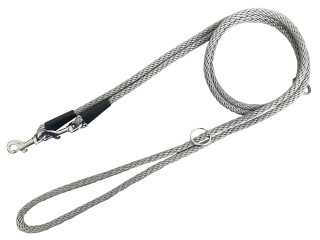 BAFPET Lanová přepínací vodítka SPIRÁLA 6mm x 240cm Barva: Šedá, Rozměr: 6mm x 240cm 15306J