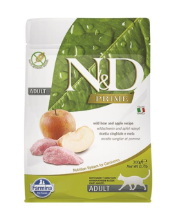 Farmina N&D cat PRIME (GF) adult, boar & apple 0,3 kg