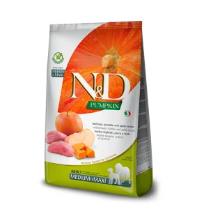 Farmina N&D dog PUMPKIN (GF) adult medium & maxi, boar & apple 12 kg