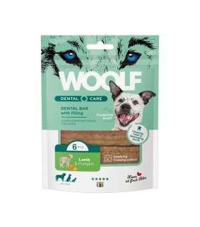 Pamlsok Woolf Dental Care Lamb and Pumpkin Bar 108 g