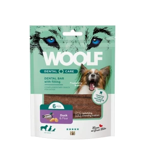Pamlsok Woolf Dental Care Duck and Pear Bar 108 g