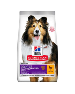 HILLS SP Ca Adult Sensitive Stomach & Skin Medium Chicken 2,5 kg