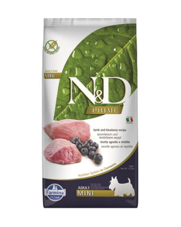 Farmina N&D dog PRIME (GF) adult mini, lamb & blueberry 7 kg