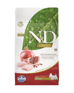Farmina N&D dog PRIME (GF) adult mini, chicken & pomegranate 0,8 kg