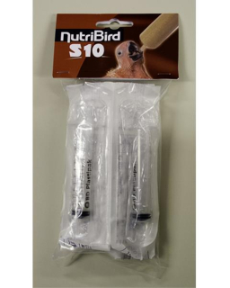 VL NutriBird S10 - injekčné striekačky pre ručné dokrmovanie - objem 10 ml,4 ks/bal.