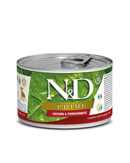 Farmina N&D dog PRIME puppy, chicken & pomegranate konzerva 140 g