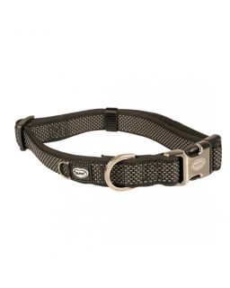 Obojok DUVO+ EXPLOR NORTH nylon čierny 35-55cm/20mm