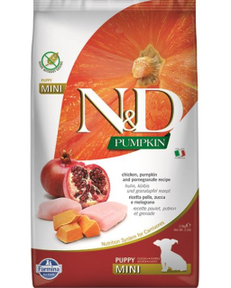 Farmina N&D dog PUMPKIN (GF) puppy mini, chicken & pomegranate 2,5 kg