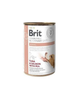 Brit Veterinary Diets GF dog Renal 400 g konzerva