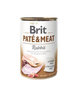 Brit Paté & Meat Rabbit 400 g konzerva
