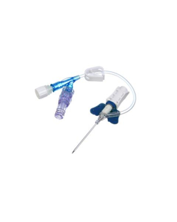 Kanyla i.v. SafeVet Combi KRUUSE, 0,9 x 25 mm (22G x 1"), modrá
