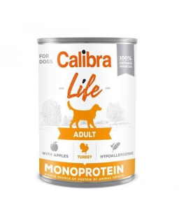 Calibra KONZERVA dog Adult Life Turkey & Apple 6 x 400g