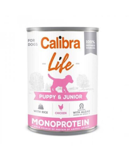 Calibra KONZERVA dog Puppy & Junior Life Chicken & Rice 6 x 400g