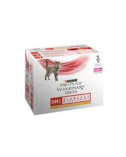 Purina VD Feline - DM Diabetes Manag. Chicken kapsička 10x85 g