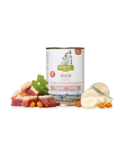 ISEGRIM dog Adult Duck with Parsnip, Sea Buckthorn & Wild Herbs bal. 6 x 400 g konzerva