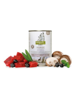 ISEGRIM dog Adult Mono Horse pure with Chokeberries, Champignons & Wild Herbs bal. 6 x 800 g konzerva