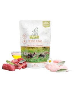 ISEGRIM dog Junior Isegrim Roots, Turkey & Beef bal. 7 x 410 g kapsičky