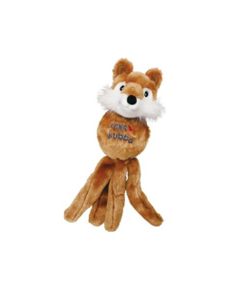Hračka Kong Dog Wubba Friends (medveď - líška - zajac), pískacia, vinyl, S